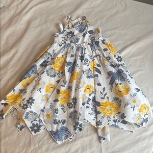 Joie Kids Dress in Yellow and Blue Floral